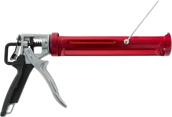 Tajima CNV100SP Convoy Super 12" Caulk Gun, Black/Red