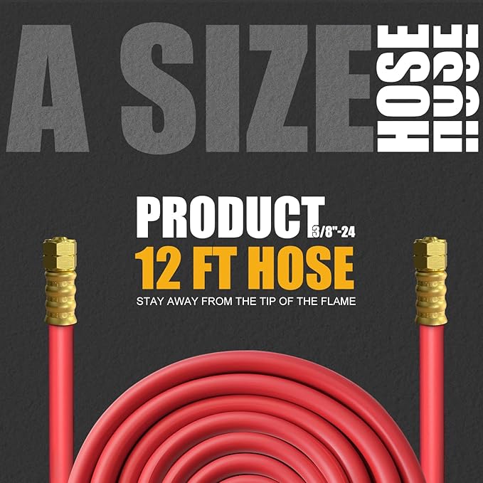 X-3B Air Acetylene Torch Kit Fuel Gas kit Professional Series with B-Type Regulator, A-3 A-11 tip Nozzles and Ah-12 Hose