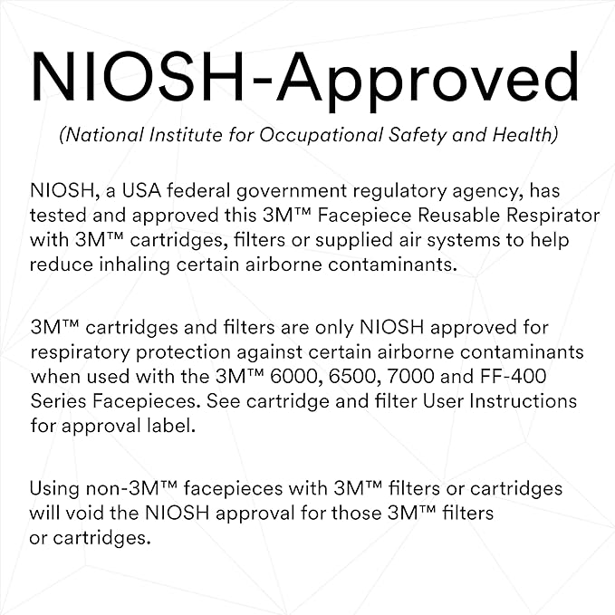 3M Rugged Comfort Quick Latch Half Facepiece Reusable Respirator