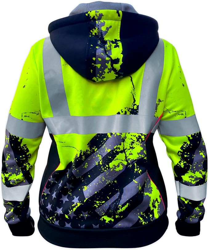SafetyShirtz SS360 ANSI Class 3 Type R Graphic Hoodie