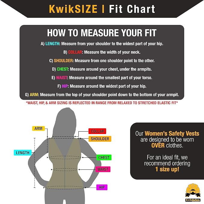 KwikSafety - Charlotte, NC - RoadBOSS Economy & Premium Safety Vest for Women [SNUG-FIT] Class 2 ANSI Tested OSHA