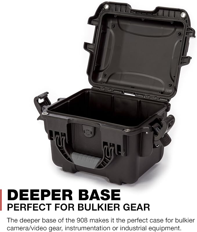 NANUK 908 Waterproof Hard Case - Black