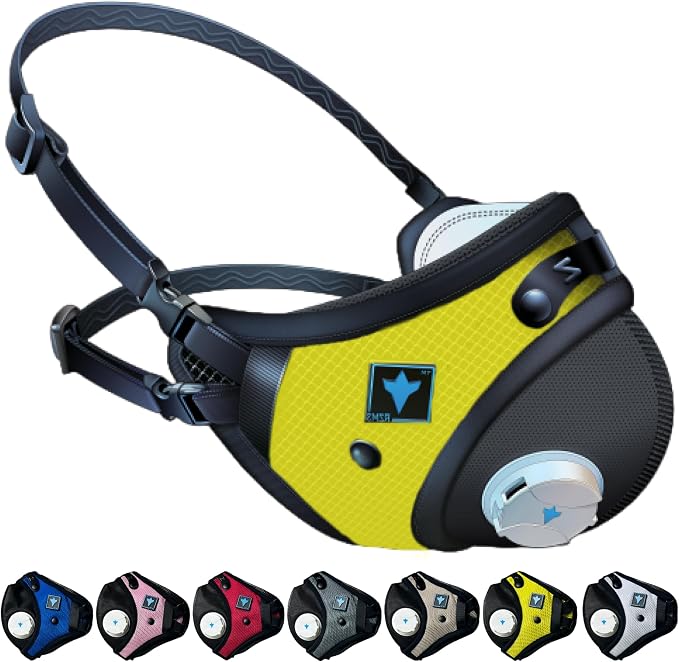 RZ Mask RZM3 - Patented Dust Mask w/ 99.9% Carbon Filtration, Anti Fogging, 360° Seal with 3 Straps, 50% Better Breathability
