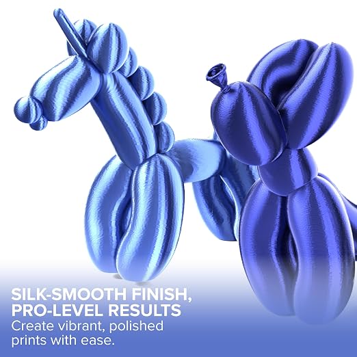 Polymaker Panchroma Silk PLA Filament 1.75mm, 1kg, Dark Blue | Neatly Wound, High-Gloss Finish PLA, Easy Print & Smooth Feeding, Compatible with Bambu Lab & Most 3D Printers