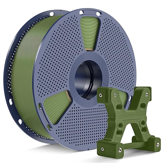 PETG Filament 1.75mm Army Green Color, Ultra Tough, Heat Optimized, Odorless, 1kg(2.2lbs) SUNLU PETG 3D Printer Filament, Dimensional Accuracy +/- 0.02mm, Olive Green