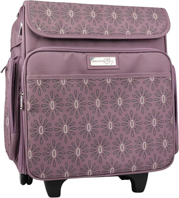 Everything Mary Premium Collapsible Scrapbook Case Tote Bag – Spacious Craft Storage with Multiple Pockets for Art Supplies, Tools & Essentials – Portable, Durable & Foldable