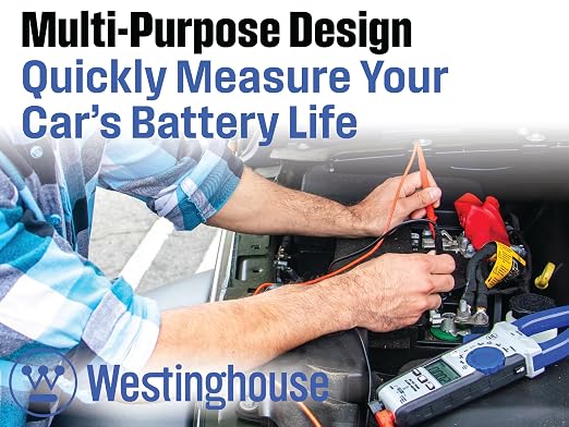 Westinghouse RMS Digital Auto-Ranging 6000 Counts Clamp Meter and Dual Range Non-Contact Voltage Detector