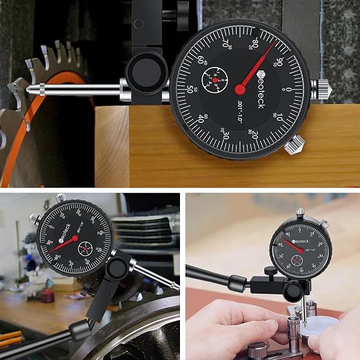 Neoteck 1" Indicator Set + 176lbs/80kg Magnetic Base