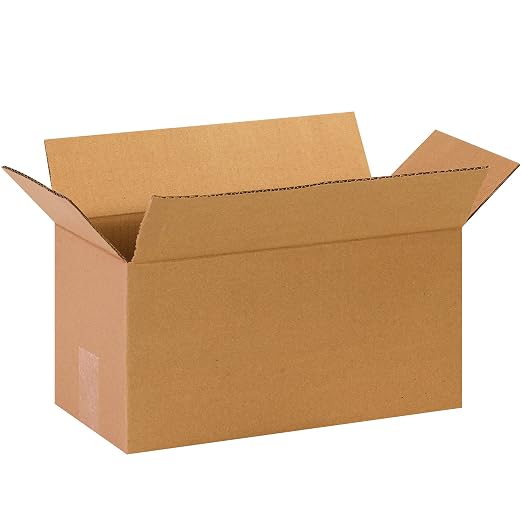 BOX USA Shipping Boxes 14"L x 7"W x 7"H 25-Pack Long Corrugated Boxes for Moving, Shipping, Mailing, Packing, Packaging and Storage