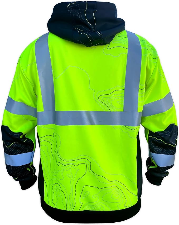SafetyShirtz SS360 ANSI Class 3 Type R Graphic Hoodie