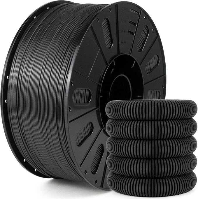 IEMAI Carbon Fiber PETG Filament 1.75mm Matte Black 3KG, PETG-CF 3D Printer Filament with Dimensional Stability & Low Warpage, High Stiffness, Heat Resistant, Easy Print