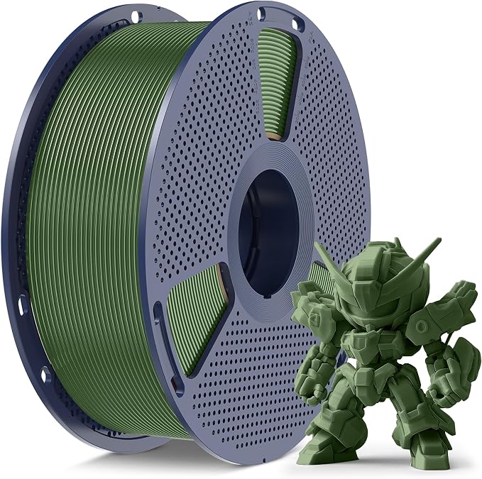 SUNLU High Speed PLA Filament 1.75mm, Meta Olive Green 1KG Spool | ±0.02mm accuracy, tough impact resistant, neat wound no tangles, fits FDM printers, PLA Meta 1.75mm Olive Green 1KG (2.2lbs)