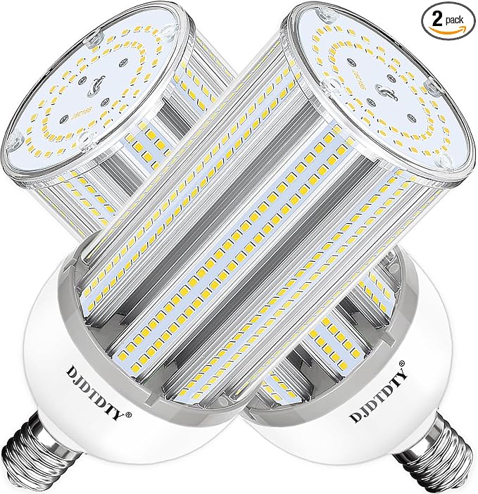 2 Pack, Super Bright 100Watt LED Corn Bulbs, E26 Base,5000K,15000LM LED Light Bulb for Garage Warehouse Workshop Barn (100W)