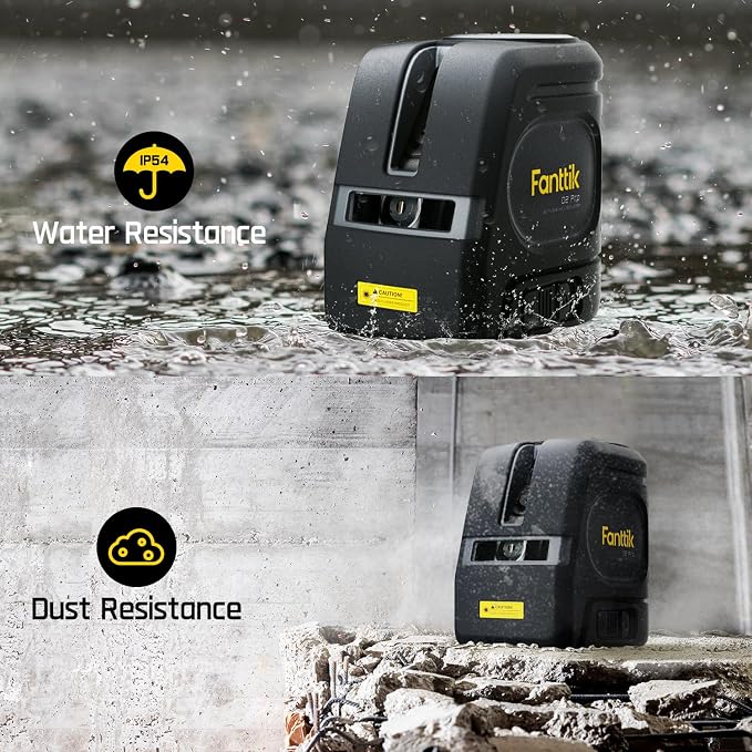 Fanttik D2 Laser Level, DIY Self Leveling, 10 hours' lasting&D2 PRO, Self-leveling Laser Level with LED Screen
