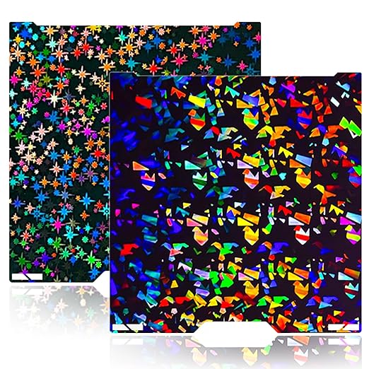 for Bambu Lab A2L H2C Build Plate 335x325mm Double Sided Print H2C Build Plate Starry+Flake Smooth Build Plate Easy Bend Removal Ideal for TPU/PETG/PLA Filaments for Bambu Lab H2C Accessories