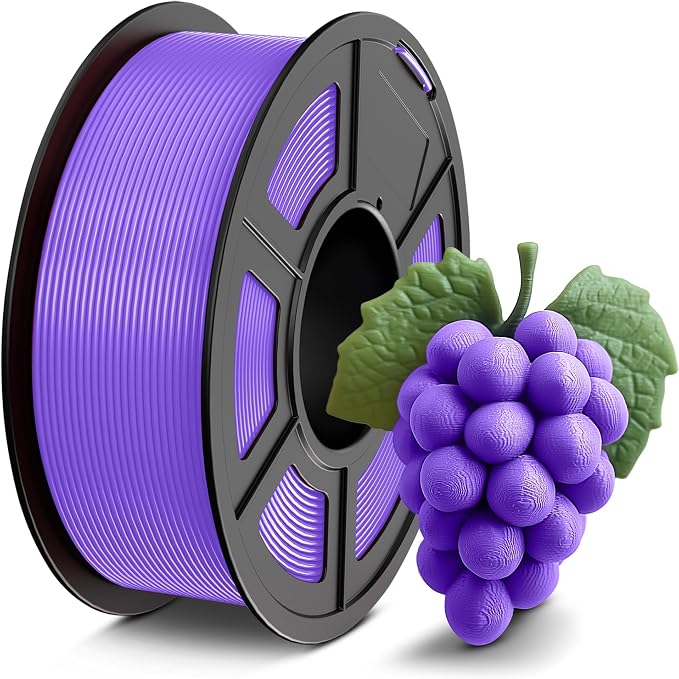 PETG Filament 1.75mm 1KG, 3D Printer Filament PETG Purple, Strong Toughness, Dimensional Accuracy ±0.02mm, Purple