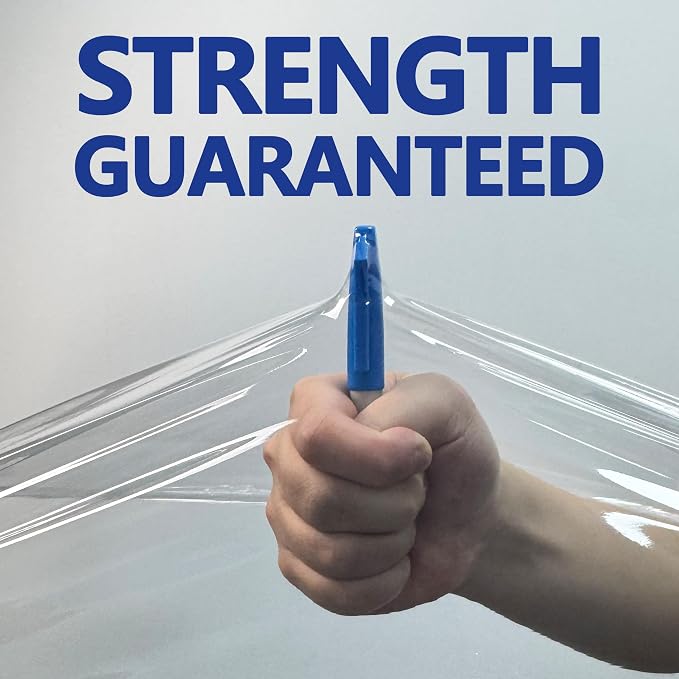 2Pack 18inx1000Ft 80Gauge Industrial Stretch Wrap Film for Pallet Heavyduty | stretch wrap Film-800% stretch secures pallets,furniture & fragile items firmly,perfect for moving,storage,warehouse,shipping