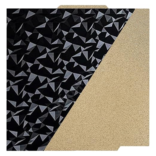 for CC2/Centauri Carbon/Centauri 3D Printer Build Plate Double Sided Smooth PEO and Textured PEI Sheet 271x260mm Flexible Removable Spring Steel Heated Printing Bed Platform Mat