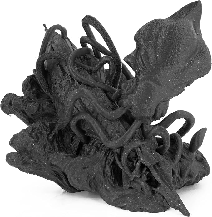 Prusament Premium PLA Prusa Galaxy Black 1.75mm 2kg Filament | PLA filament with ±0.02 mm precision, low warping, and reliable, tangle-free printing for beginners and professionals.
