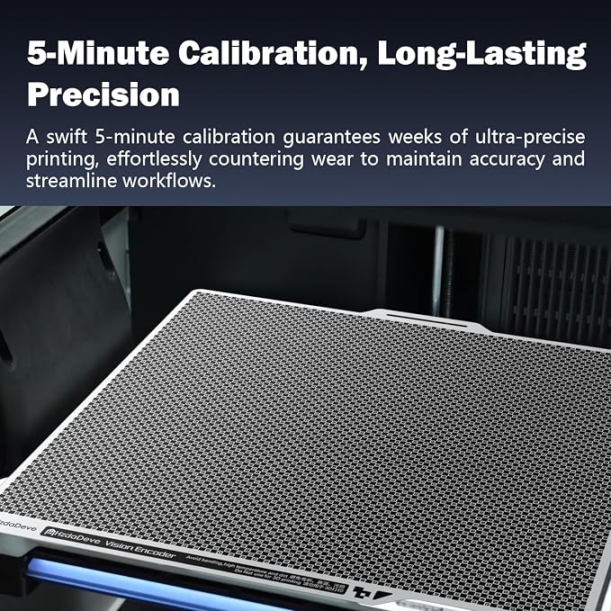 Vision Encoder for X2D/X2D Combo High Precision Calibration 5-Minute Calibration Below 50μm Motion Accuracy Unified Accuracy Tool for Bambu Lab X2D Combo 3D Printer Accessories