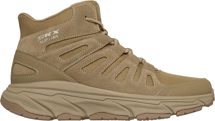 Skechers mens D'lux Walker Sr Hands Free Slip Ins Tactical Boot
