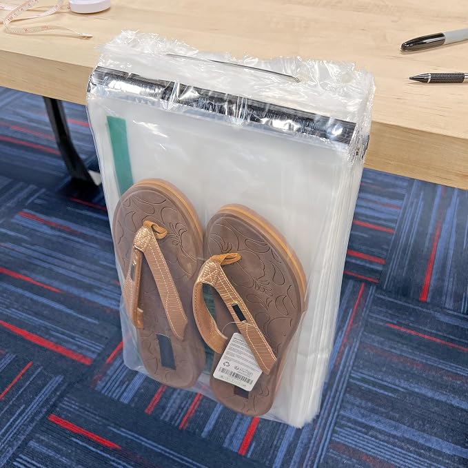 Plymor Ready to Ship 1.5 Mil Wicketed Poly Bags with Permanent Adhesive Strip and Suffocation Warning, 9" x 14" (Pack of 250)
