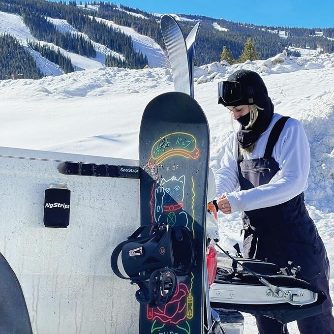 by RigStrips | The Original Protective Magnetic Ski & Snowboard Holder for the Side of Your Vehicle for Paint and Gear Protection