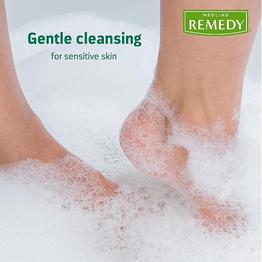 Medline Remedy ESSENTIALS Shampoo and Body Wash, 2 Fl Oz, Fresh Scent, Full Body Cleanser with Aloe, For Adults & Elderly, Easy Rinse Gel for Bath, Shower or Bedside Bathing