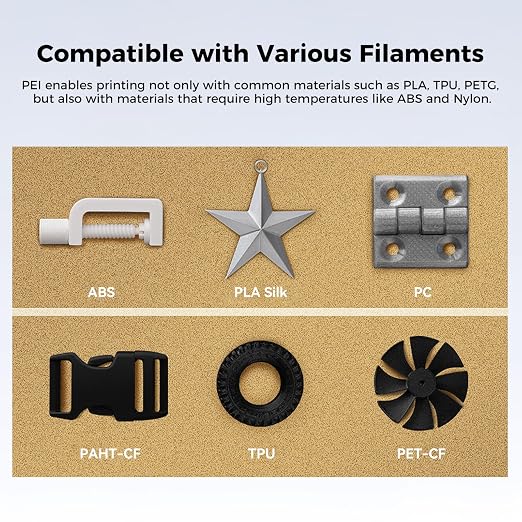 ENOMAKER Bamboo Original H2D H2S PEI Build Plate, Textured Print Bed Surface, Strong Adhesion,Self-Release When Cooled,Flexible Steel Plate,Dual Side Sheet for Bambu 3D Printer H2 Heat Bed 35.5x34.5cm