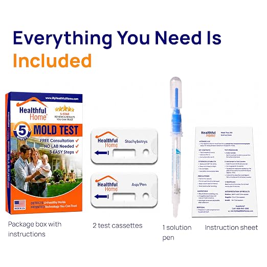 Healthful Home 5-Minute Mold Test. Aspergillus/Penicillium and Stachybotrys. Works Even If You Can't See The Mold. No More Waiting for Labs. Includes Expert Consultation (12-Pack)