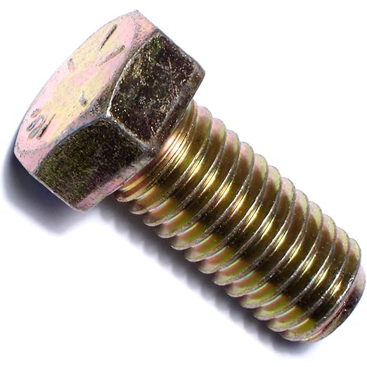 Hard-to-Find Fastener Grade 8 Hex Cap Coarse Large Bolts, Midwest Assortment Refill, Steel Hex Bolts for Construction, Home Improvement, 9/16-12 x 1-1/4 - Inch, Pack of 5