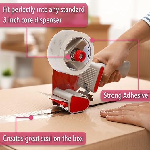 Mr. Pen- Packing Tape, 2 Pack, 2 Inch Wide, 60 Yards, 1.9mil, No Smell | Clear Packing Tape for Shipping, Packaging, Moving and Storage