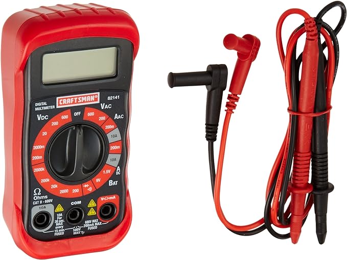 CRAFTSMAN 3482141 8 Function Digital Multimeter