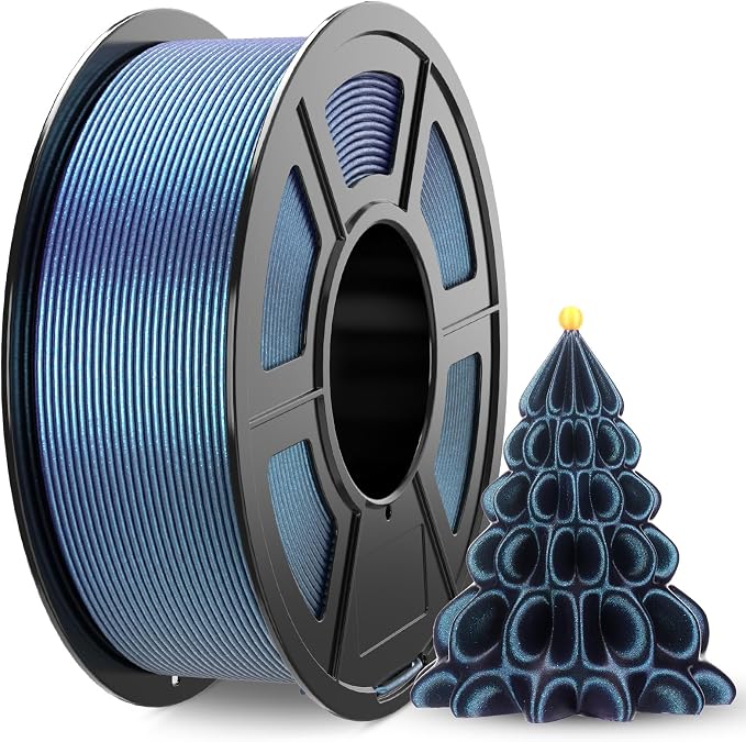 JAYO Galaxy PLA 3D Printer Filament 1.75mm 1.1kg | Sparkle Glitter Finish, Color-Shifting Effect, ±0.02mm Accuracy, Tangle Free, Vacuum Sealed, Fits for Most FDM 3D Printers
