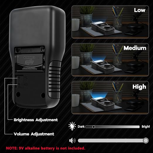 3-in-1 EMF Meter Detects Electric Field (EF), Radio Frequency Field (RF), Magnetic Field (MF) - for Home EMF Detector, Office, Outdoor and Ghost Hunting, Radiation Detector Meters