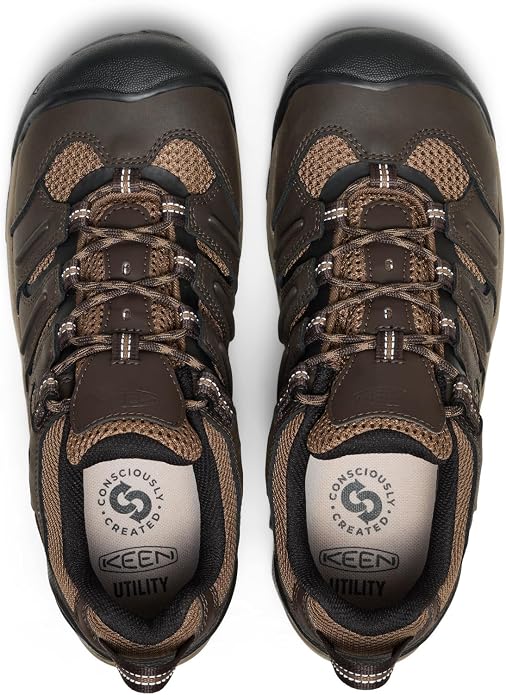 KEEN Utility Men's Lansing Low Height Steel Toe Work Shoes