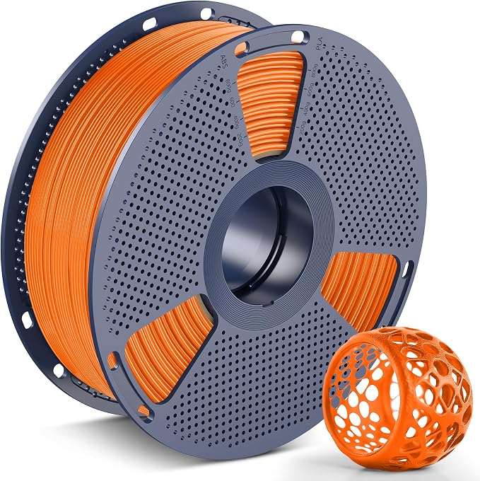 SUNLU TPU 3D Printer Filament 1.75mm,Highly Elastic 90A TPU Filament,Flexible 3D Filament for Fast Printing,Dimensional Accuracy +/- 0.03mm,(1kg Sunny Orange,90a TPU)