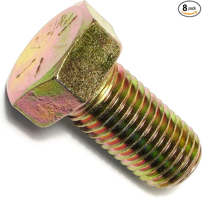 Hard-to-Find Fastener 014973525811 Grade 8 Hex Cap Screws, 1-8 x 2, Piece-8