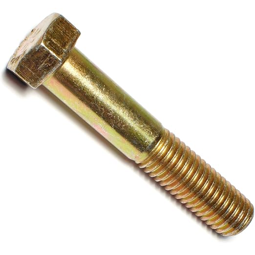 Hard-To-Find Fastener Grade 8 Hex Cap Coarse Large Bolts, Midwest Assortment Refill, Steel Hex Bolts for Construction, Home Improvement , 9/16-12 x 3 - Inch, Pack of 5