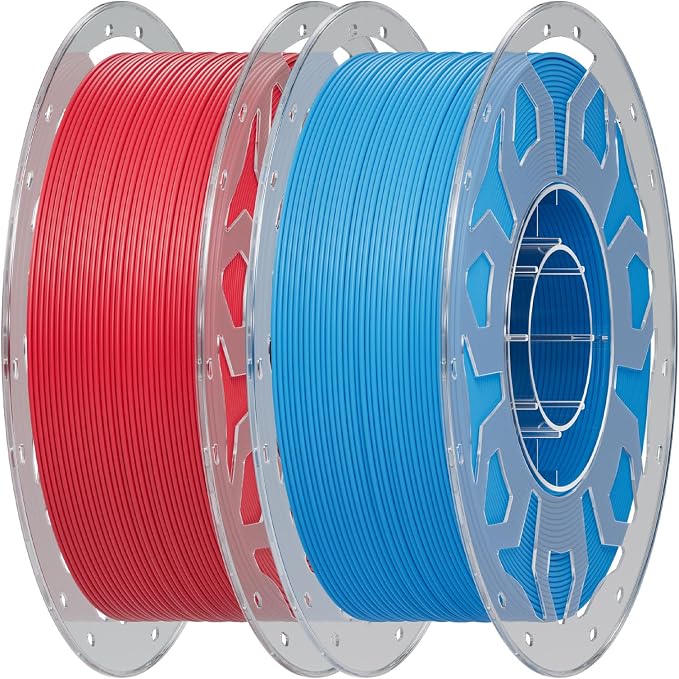 Creality PLA Filament 1.75mm, 3D Printer Filament Bundle, Enhanced Toughness No Warp, Accuracy ±0.03mm Printing for Most 3D Printers