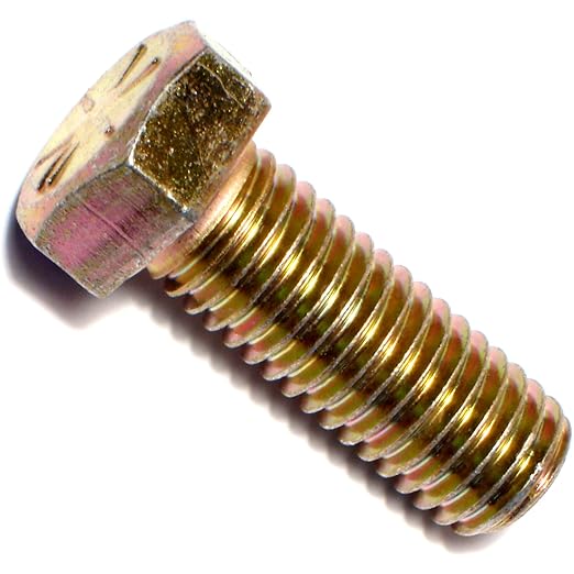 Hard-to-Find Fastener Grade 8 Hex Cap Coarse Large Bolts, Midwest Assortment Refill, Steel Hex Bolts for Construction, Home Improvement, 9/16-12 x 1-1/2 - Inch, Pack of 5