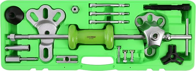OEMTOOLS 37191 9 Way Slide Hammer Puller, Axle Puller Slide Hammer, Slide Hammer Hub Puller, Use with 5/8 Inch x 18 Thread Slide Hammer Attachments