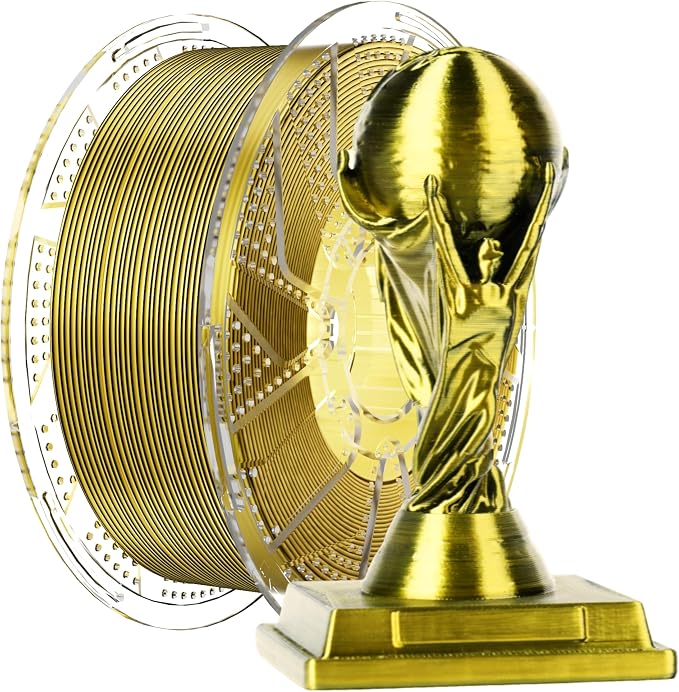 Chitu Systems Conjure Silk Black Gold PLA, 1.75mm Christmas Dual Color Filament, Using Reusable Spool Compatible with Bambu Lab Refill Filament, 1KG/2.2lb
