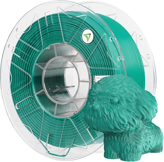Creality Hyper PLA Filament 1.75mm, RFID 3D Printer Filament for High-Speed Printing up to 600mm/s, ±0.03mm Accuracy, 1KG/Spool (2.2lbs), 3D Printing Filament for Most 3D Printers (Teal)