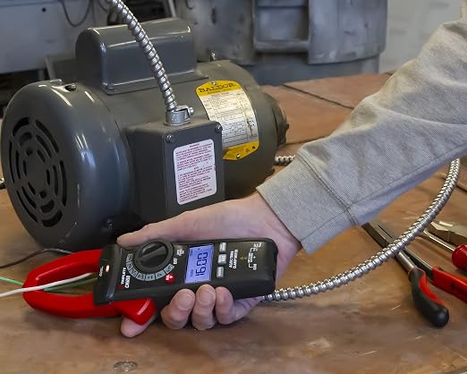 Triplett CM650 True RMS 6000 Count 600A AC/DC Clamp Meter with Inrush