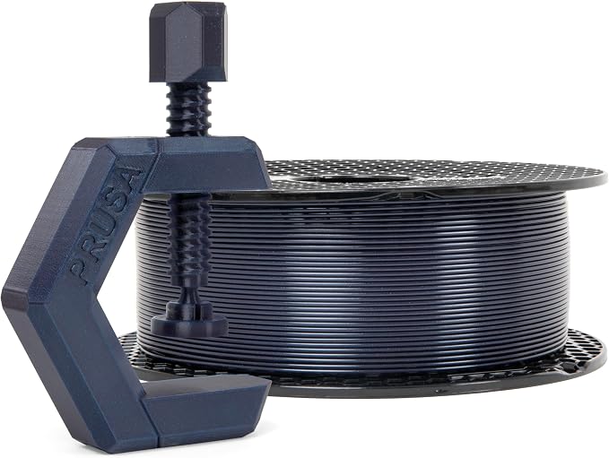 Prusament Premium PETG Shimmering Violet 1.75mm 1kg Filament | PETG filament with ±0.02 mm precision, low stringing, strong layer adhesion, and reliable tangle-free printing.