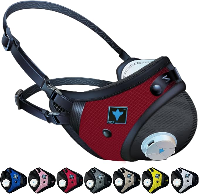 RZ Mask RZM3 - Patented Dust Mask w/ 99.9% Carbon Filtration, Anti Fogging, 360° Seal with 3 Straps, 50% Better Breathability
