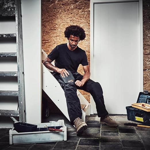 FENTO POCKET | Premium Knee Pads for Professionals such as Plumbers, Electricians and Landscapers | Specially Designed for Your Work Trousers | Particularly Ergonomic | 100% Comfort