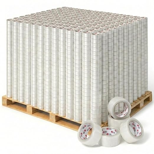 Tape Logic 2" x 110 Yard Clear Packing Tape Pallet - 45 Cases (1620 Rolls) - 2.0 Mil Heavy Duty Shipping Tape - Bulk Strong Acrylic Adhesive Box Sealing Tape for Warehouse & Fulfillment Packaging