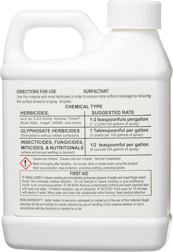SOLO 425 4-Gallon Professional Piston Backpack Sprayer, Wide Pressure Range up to 90 psi & Southern Ag Surfactant for Herbicides Non-Ionic, 16oz, 1 Pint
